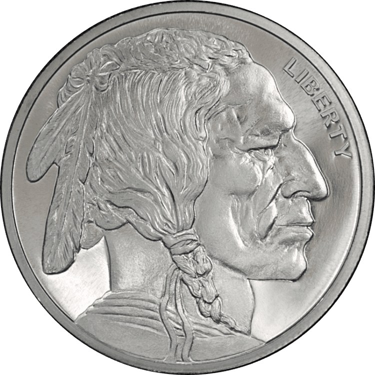 Imagen para 1 oz Silver Golden State Mint Buffalo Round
